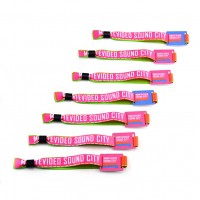 Most Popular Advertising Woven Wristband Fabric bracelet