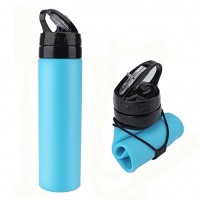 Best Selling Promotional collapsible silicone water bottle