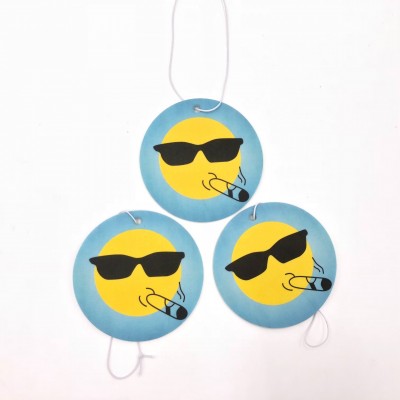 Logo Printed Car Air Freshener Paper air freshener